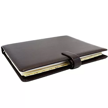 filofax 首都METROPOL A4筆記本-咖啡色咖啡色