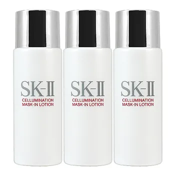 SK-Ⅱ 環采鑽白潤透晶露(30ml)*3
