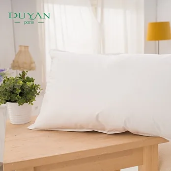 【DUYAN竹漾-白】精選優質純天然羽絲絨枕(2入/組)