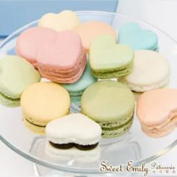 (Sweet Emily)法式馬卡龍禮盒(心型6入)