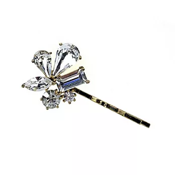 Chicist 花精漫舞髮夾透明白