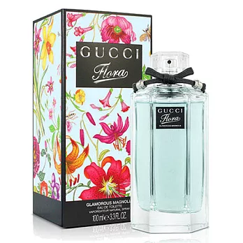 GUCCI 花園香氛 GLAMOROUS MAGNOLIA 璀璨白玉蘭 女性淡香水 100ml