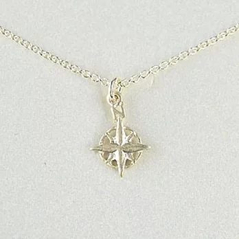 【Dogeared】美國品牌Reminder祈願925純銀項鍊~指引方向羅盤16吋