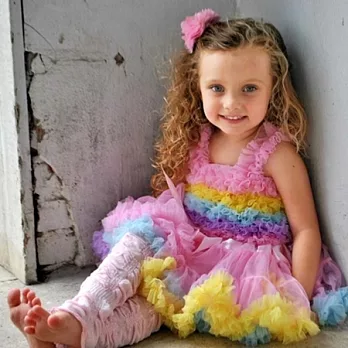 澳洲Huggalugs創意手襪套,荷葉邊Slipper Pink