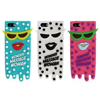 Candies 馬殺雞女 iPhone5矽膠保護殼桃紅