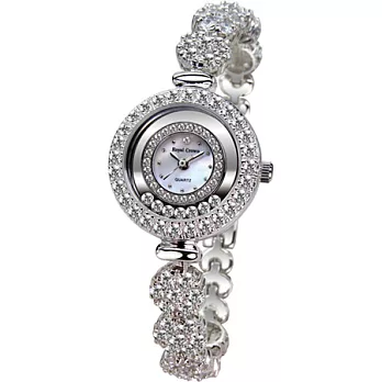《Royal Crown》爵式風華晶鑽腕錶(晶鑽銀)