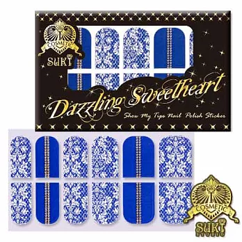 SUKI 炫俏甜心 幻星之影彩甲貼-法蘭蕾絲