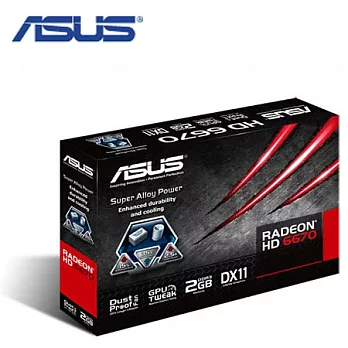 ASUS 華碩HD6670-2GD3顯示卡