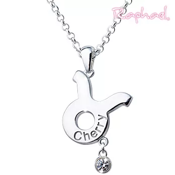 RAPHAEL 拉法兒♥金牛座♥ 星座純銀刻字項鍊