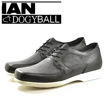 【Dogyball 】IAN 設計師款休閒皮鞋 - 黑色44咖啡色