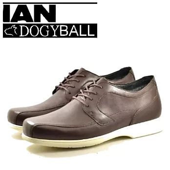 【Dogyball 】IAN 設計師款休閒皮鞋 - 黑色40咖啡色