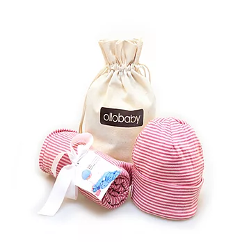 紐西蘭Baby Love Merino 美麗諾羊毛嬰兒包巾/隨身被巾禮盒-小甜心(含帽子)小甜心