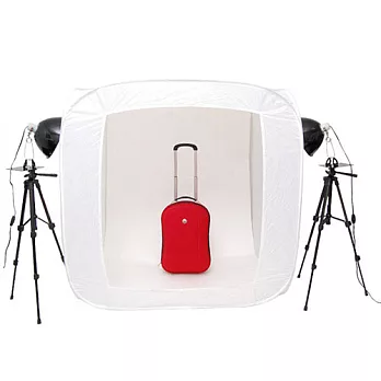 digiXtudio 120CM攝影棚經濟套組(120CM+250W雙燈+專業背景紙 )