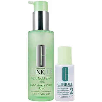 CLINIQUE 倩碧 三步驟洗面膠(溫和型)(200ml)送小潔膚水(15ml)