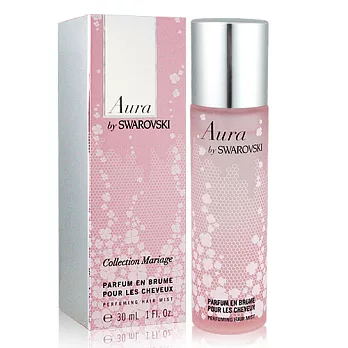 【即期品】SWAROVSKI 施華洛世奇 Mariage 婚禮限量版 髮香噴霧(30ml)-水晶閃粉填充芯-效期至20160701