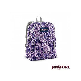 Jansport 25L 簡單休閒後背包(紫色蛇紋)