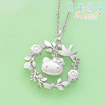 Hello Kitty凱蒂貓 ♥花草精靈♥ 鋼飾墜子