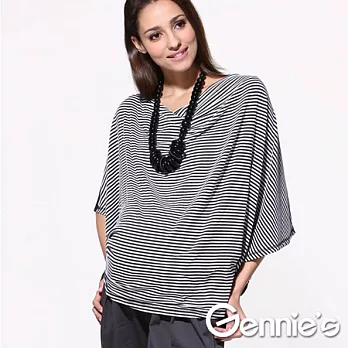 【Gennie’s奇妮】Feravani-罩衫連袖時尚上衣(C3X01)M灰