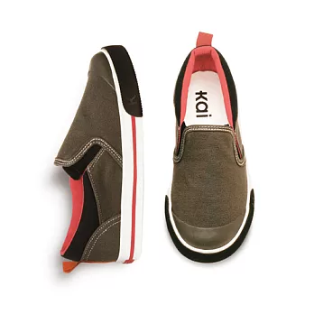 Sneakers帆布鞋- 帆船鞋-灰8號 (鞋裡15.1cm)