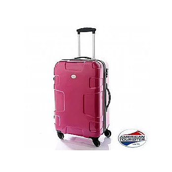 AmericanTourister 21吋 PUZZLE LITE變形金鋼四輪拉桿箱(亮粉紅)