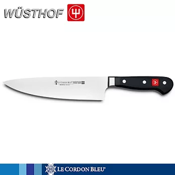 《WUSTHOF》德國三叉牌藍帶系列20cm多用廚刀