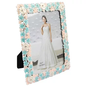 hongfa 5X7手工合金雙層花方相框