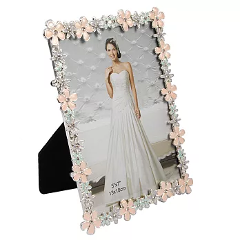 hongfa 5X7手工合金單層彩花相框