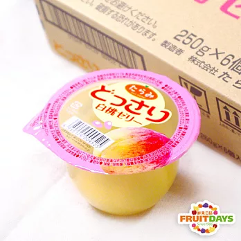 【鮮果日誌】大人氣-日本鮮果果凍 - 白桃舞凍