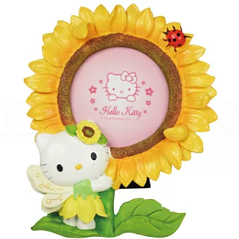 《Hello Kitty》KITTY太陽花仙子相框(黃)-3*3
