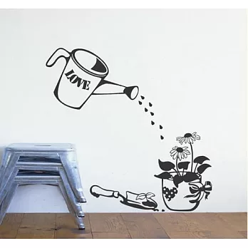 【ECO World 】進口壁貼-花園物語 (紅色款)