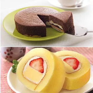 【諾貝爾】草莓奶凍蛋糕+戀雪糕(巧克力) (含運)
