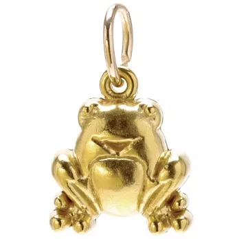 【Dogeared】美國品牌Reminder祈願K金項鍊~跳跳蛙16吋