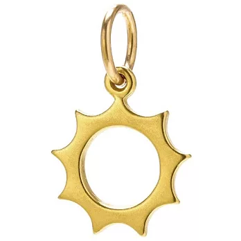 【Dogeared】美國品牌Reminder祈願K金項鍊~縷空太陽16吋