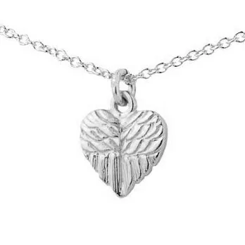 【Dogeared】美國品牌Reminder祈願925純銀項鍊羽毛愛心16吋