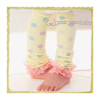 Panpantutu襪套-公主系-檸檬黃泡泡球 (適合0-4歲)