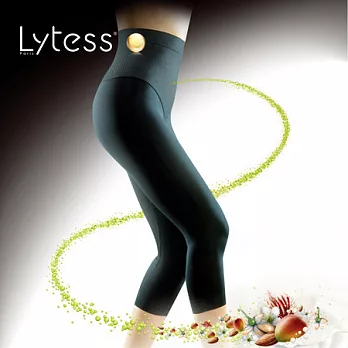 【Lytess法國原裝】 神奇內搭 纖體高腰無痕塑身7分褲M黑色