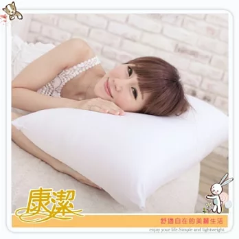 【康潔】7D超細科技羽絲絨枕1入(含棉質枕墊*1)