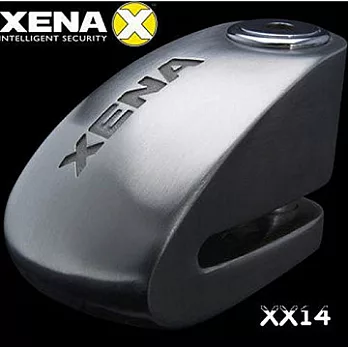 英國 XENA XX14 不鏽鋼警報碟剎機車鎖(送收納袋)