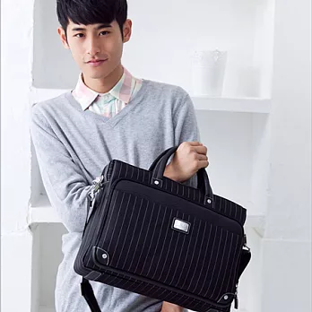 【金安德森】質感紳士男 品味兩用手提公事包-黑KA-81203-1