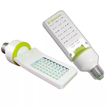 【D’diosas LED】3D平板LED燈泡_超值2入特惠組(2色可選)陽光白