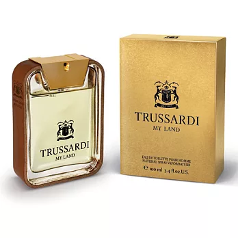 TRUSSARDI My Land男性淡香水50ml送同款沐浴精100ml