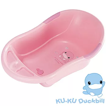 【KU.KU酷咕鴨】幼兒較大浴盆粉