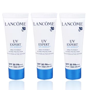 LANCOME 蘭蔻 UV超輕盈柔白隔離乳SPF50‧PA+++(10ml)*3入