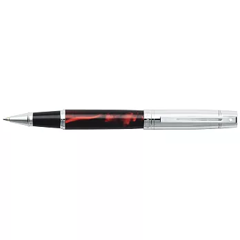 西華300系列鋼珠筆幻彩紅銀套