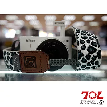 70L COLOR STRAP 彩色相機背帶 野性豹紋系列豹紋白