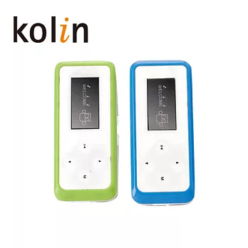 Kolin 1.1吋 4GB MP3數位播放機(KMP-102W-4)綠色
