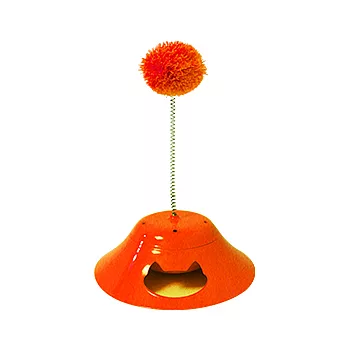 ◆ Woofy House ◆ 趣味貓飯盒♫ ♬~ 讓貓咪吃飯變得更有趣 ♥ ♥ 亮橘色