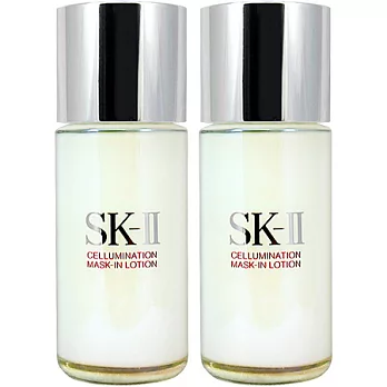 SK-Ⅱ 環采鑽白潤透晶露(100ml)*2