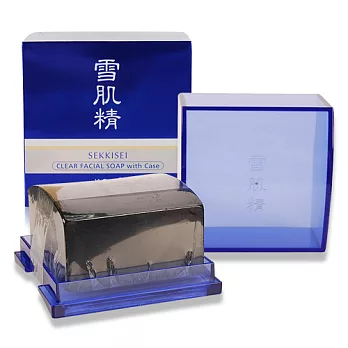 KOSE 高絲 雪肌精晶透潔顏皂-精裝盒(120g)(盒+皂)