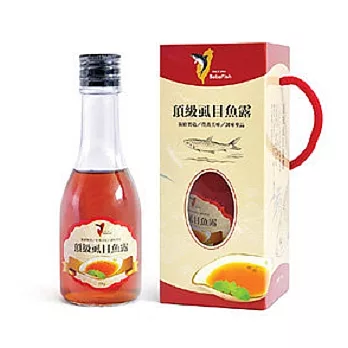 【府城館】頂級虱目魚露(190g/瓶)-禮盒裝